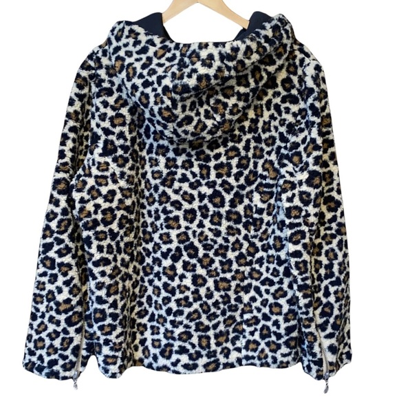 Chaser Leopard Faux Fur Hoodie Jacket - Picture 8 of 16